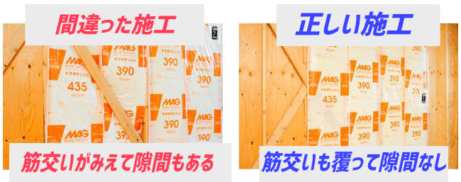 断熱材の性能はグラスウールでも十分だが施工力に差が出るので不安 がたホーム